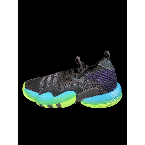 Men\'s Adidas Trae Young 2, size 8.5 CORE BLACK/SOLAR GREEN